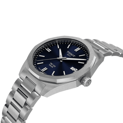 Tissot - Orologio Uomo Tissot PRC 100 Solar 39mm Blu - Nazareno Bancone Gioielli