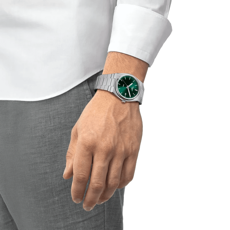 Tissot - Orologio Uomo Tissot PRX 40mm Quarzo Verde - Nazareno Bancone Gioielli