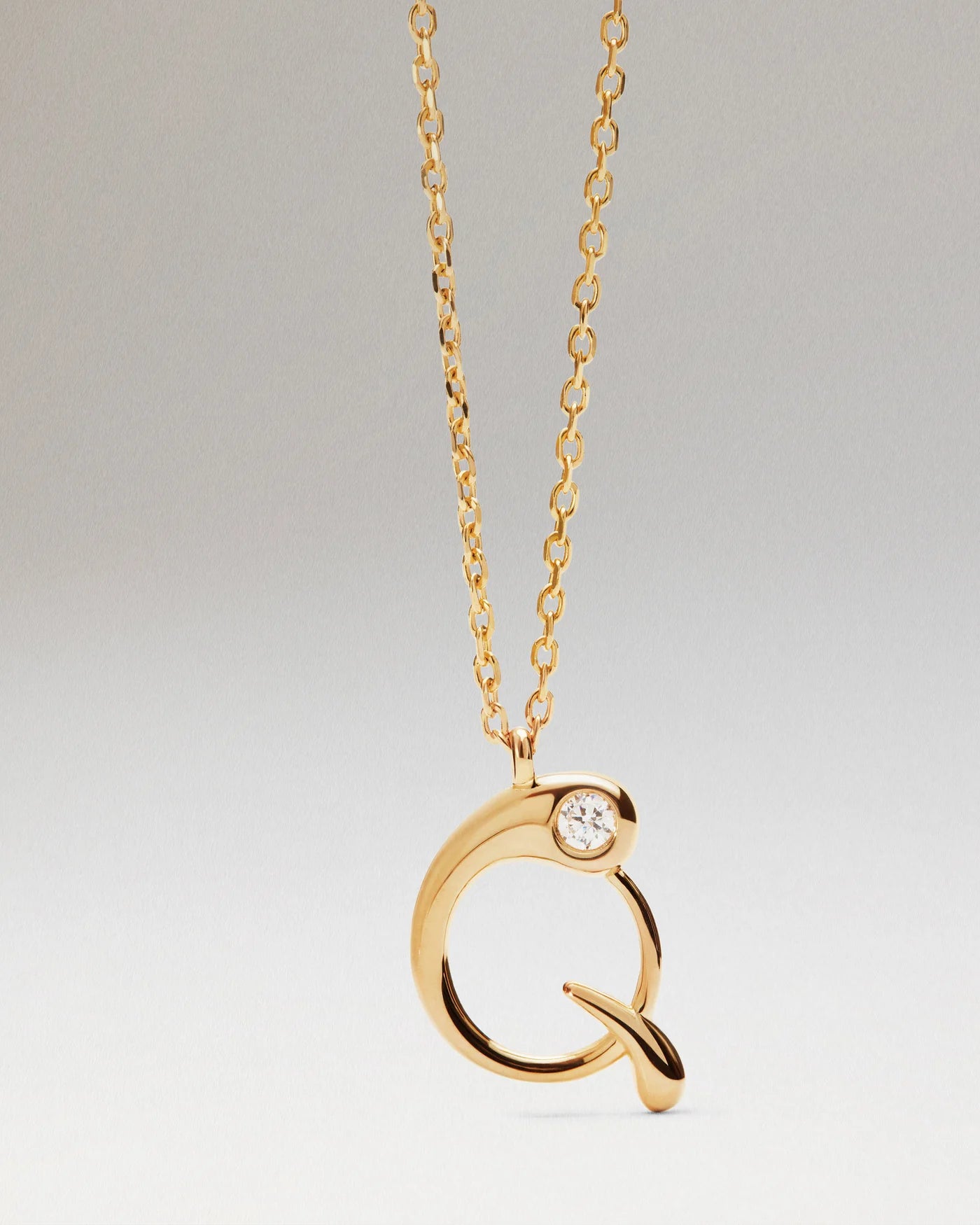 Collana Pdpaola Con Ciondolo In Argento 925 Con Iniziale Placcato Oro 18k O Rodio