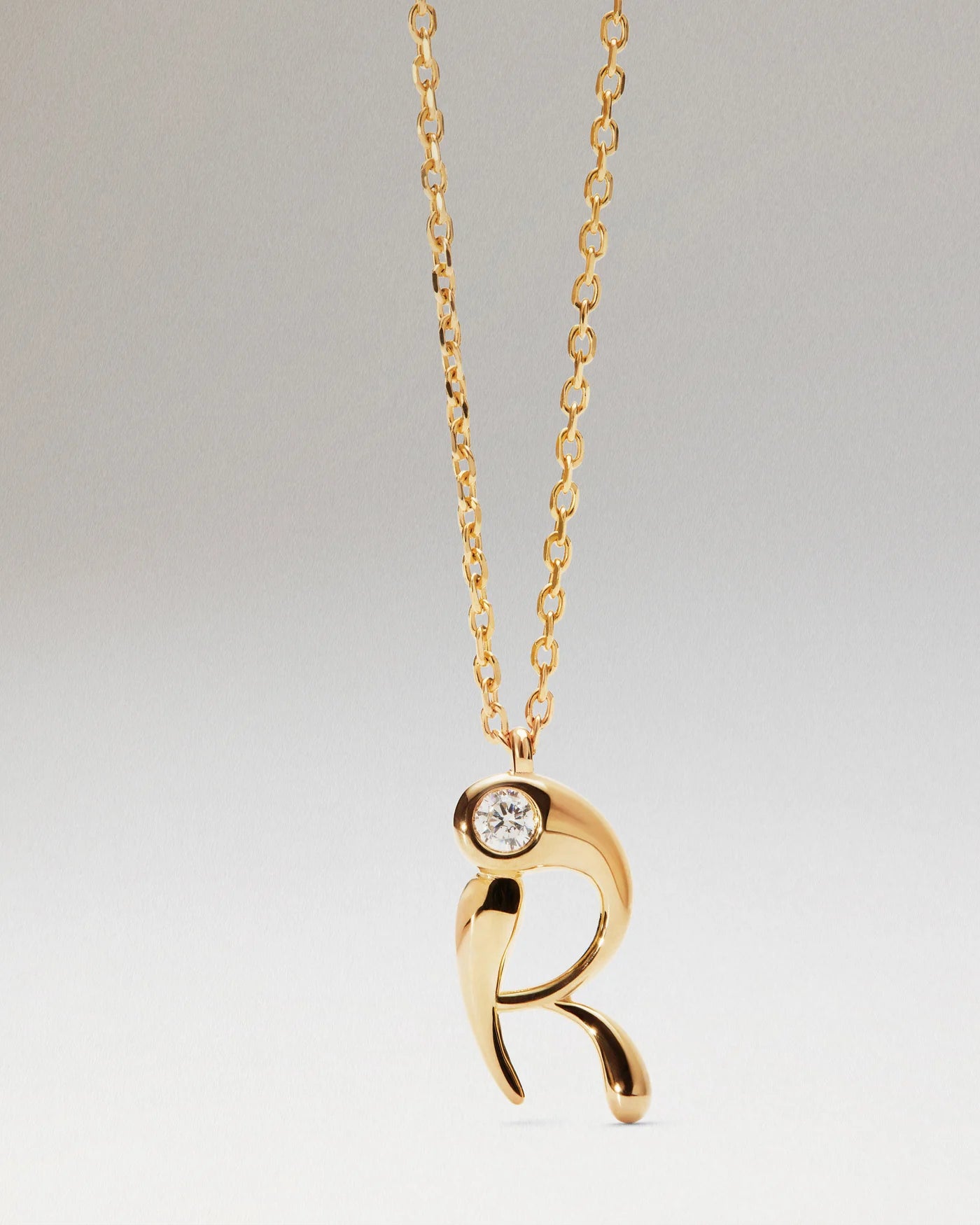 Collana Pdpaola Con Ciondolo In Argento 925 Con Iniziale Placcato Oro 18k O Rodio