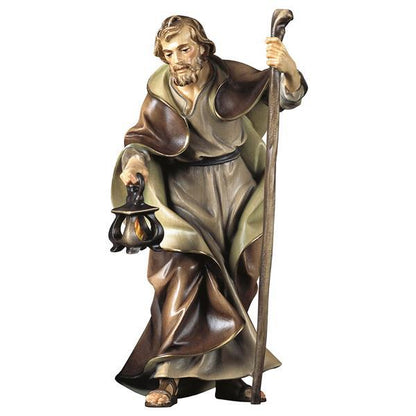 ULPE Wood Art - Sacra Famiglia in Legno per Presepe – Proporzionata per Figure Umane da 15 cm - Nazareno Bancone Gioielli