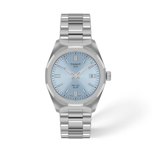 Tissot - Tissot PRC 100 Solar 34mm Azzurro - Nazareno Bancone Gioielli