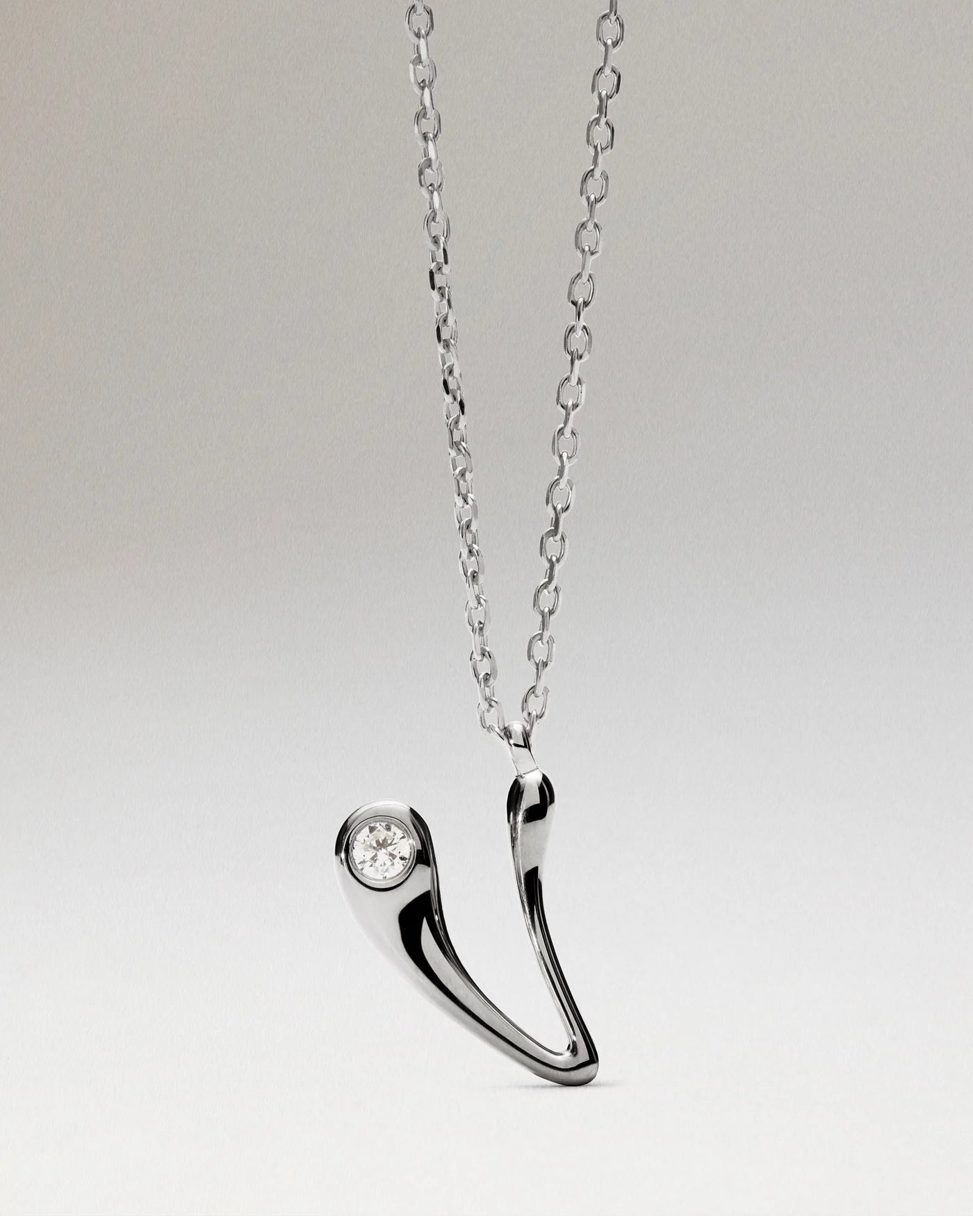 Collana Pdpaola Con Ciondolo In Argento 925 Con Iniziale Placcato Oro 18k O Rodio