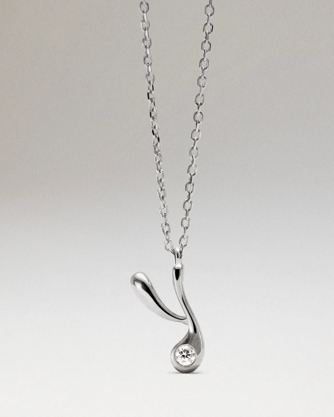 Collana Pdpaola Con Ciondolo In Argento 925 Con Iniziale Placcato Oro 18k O Rodio